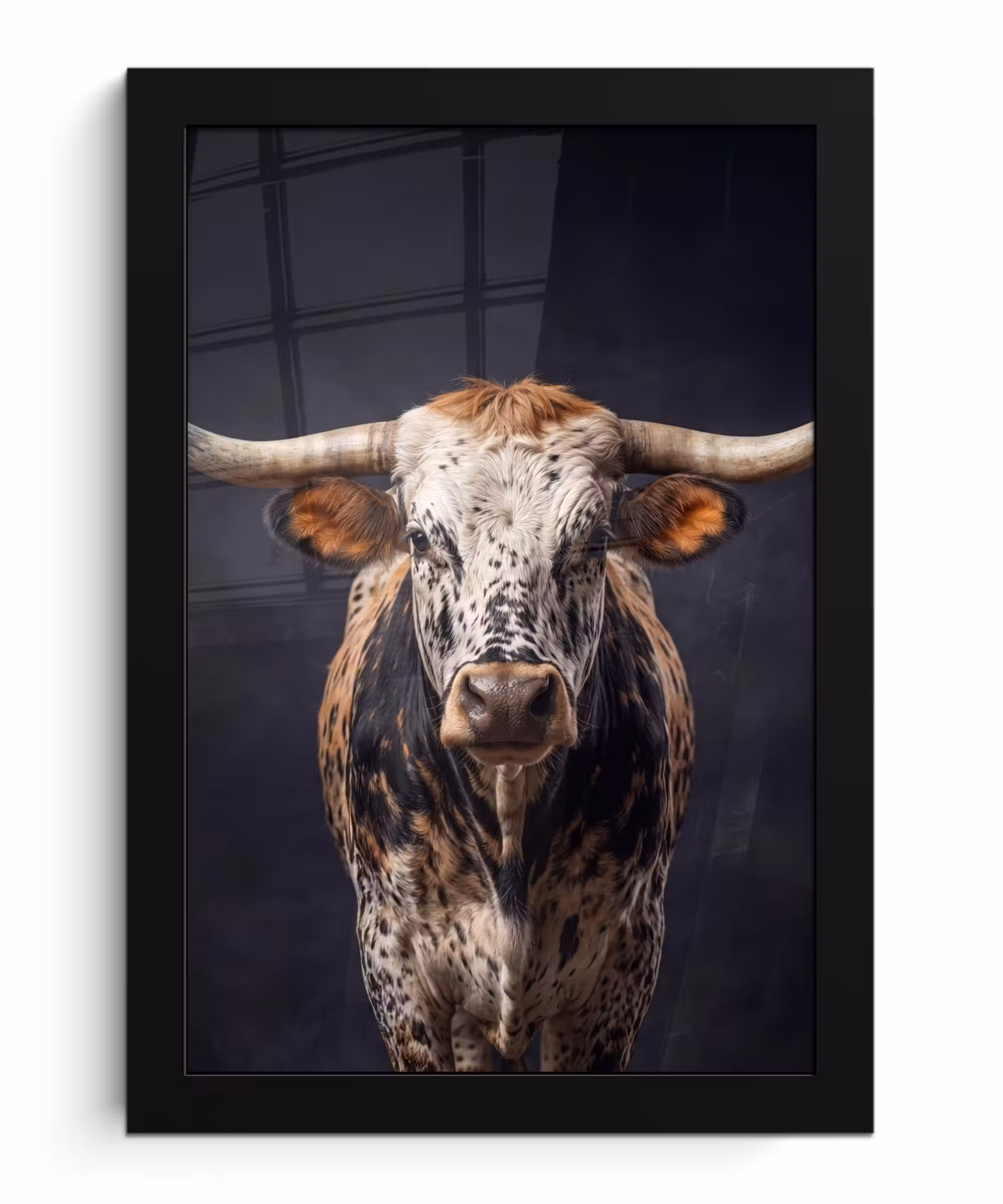 Bilder mit Rahmen - Taurus - Farbenfroh - Hörner